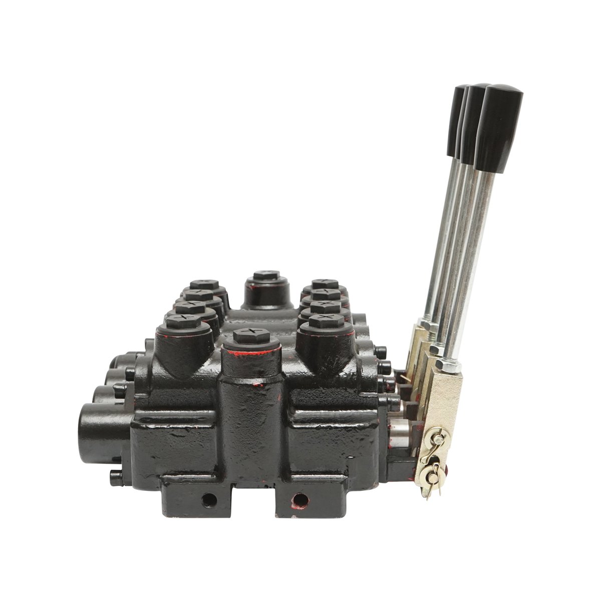 Distribuitor hidraulic cu 4 cai cu manete si accesorii